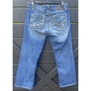 BKE Kate Denim Jeans Women's Size 30 Cropped Thick Stitch